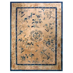 Antique 1920s Chinese Art Deco Carpet ( 10' x 13'6" - 305 x 412 cm )