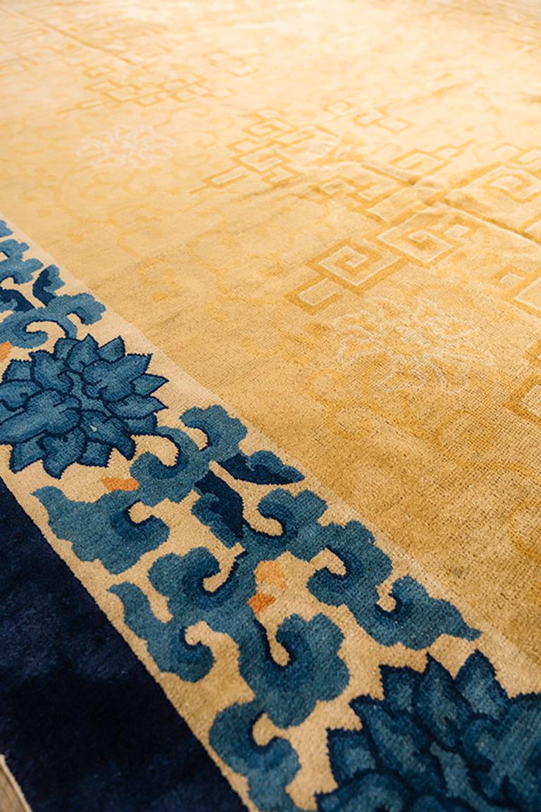 Early 20th Century Chinese Peking Rug9' 2