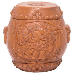 Chinese Peony and Lotus Garden Seat