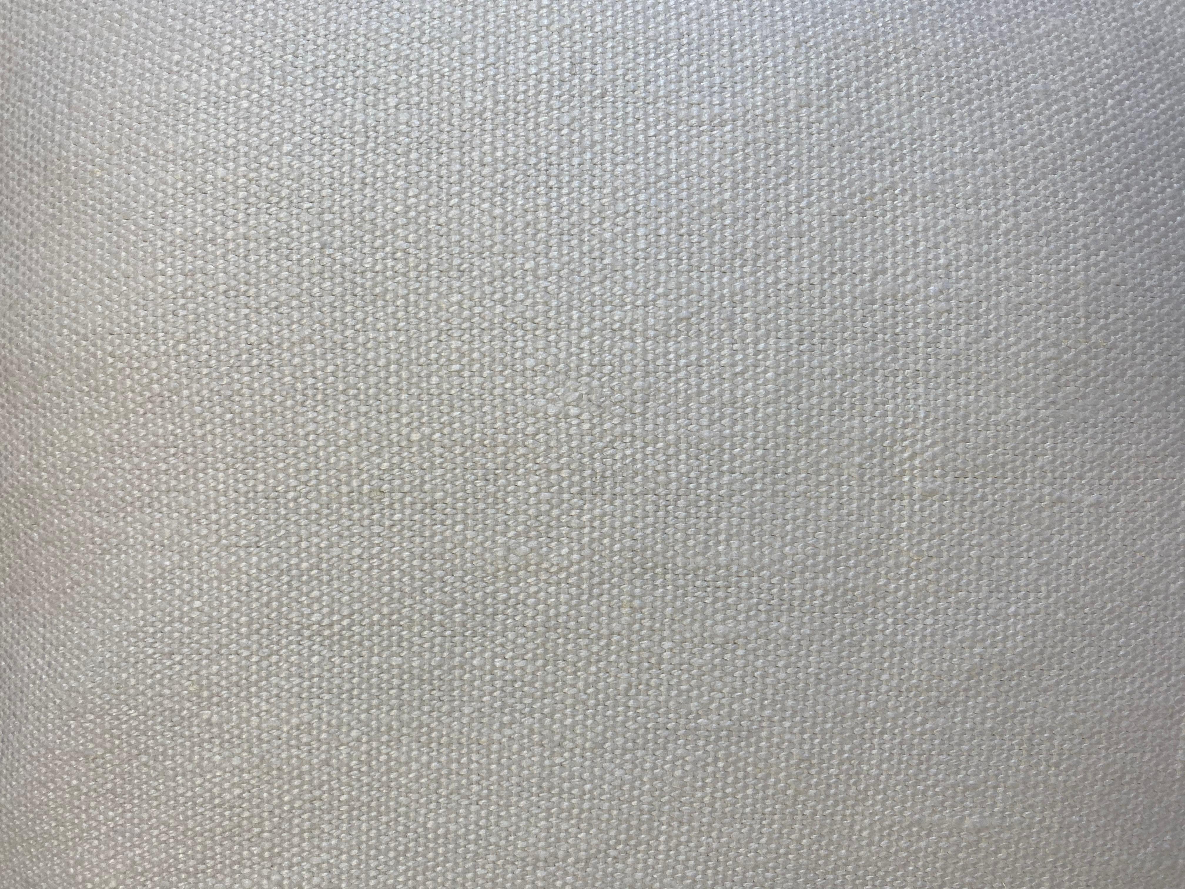 Chinesischer Persimmon- Pagodendruck mit blauen Akzenten, weißem Leinen und Rücken im Zustand „Neu“ im Angebot in Englewood, CO