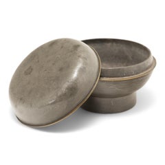 Chinese Pewter Trinket Dish, c. 1920