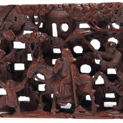 Chinese Pierced Bed Panel Carving, circa 1850