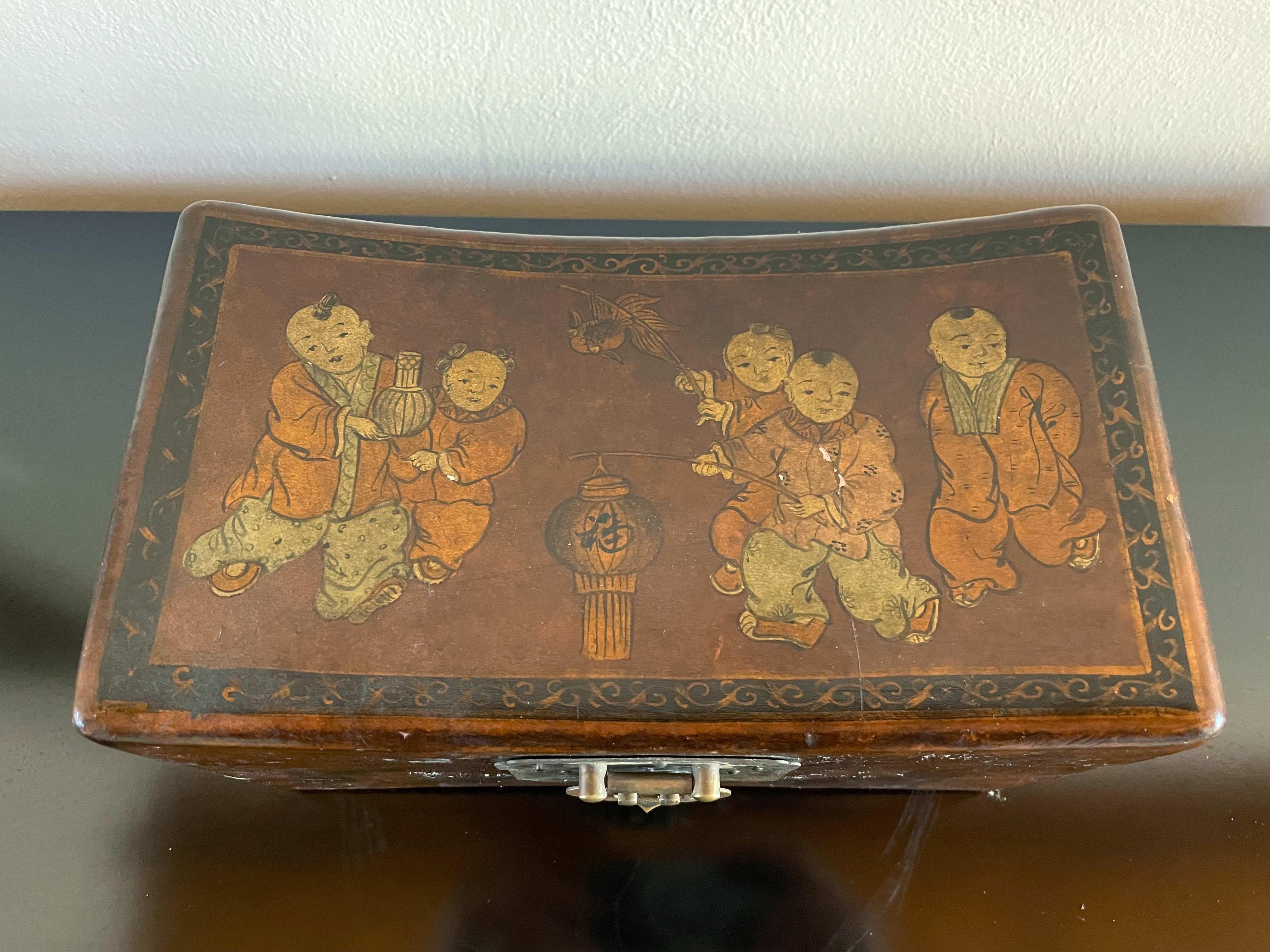 20th Century Chinese Pillow Box For Sale
