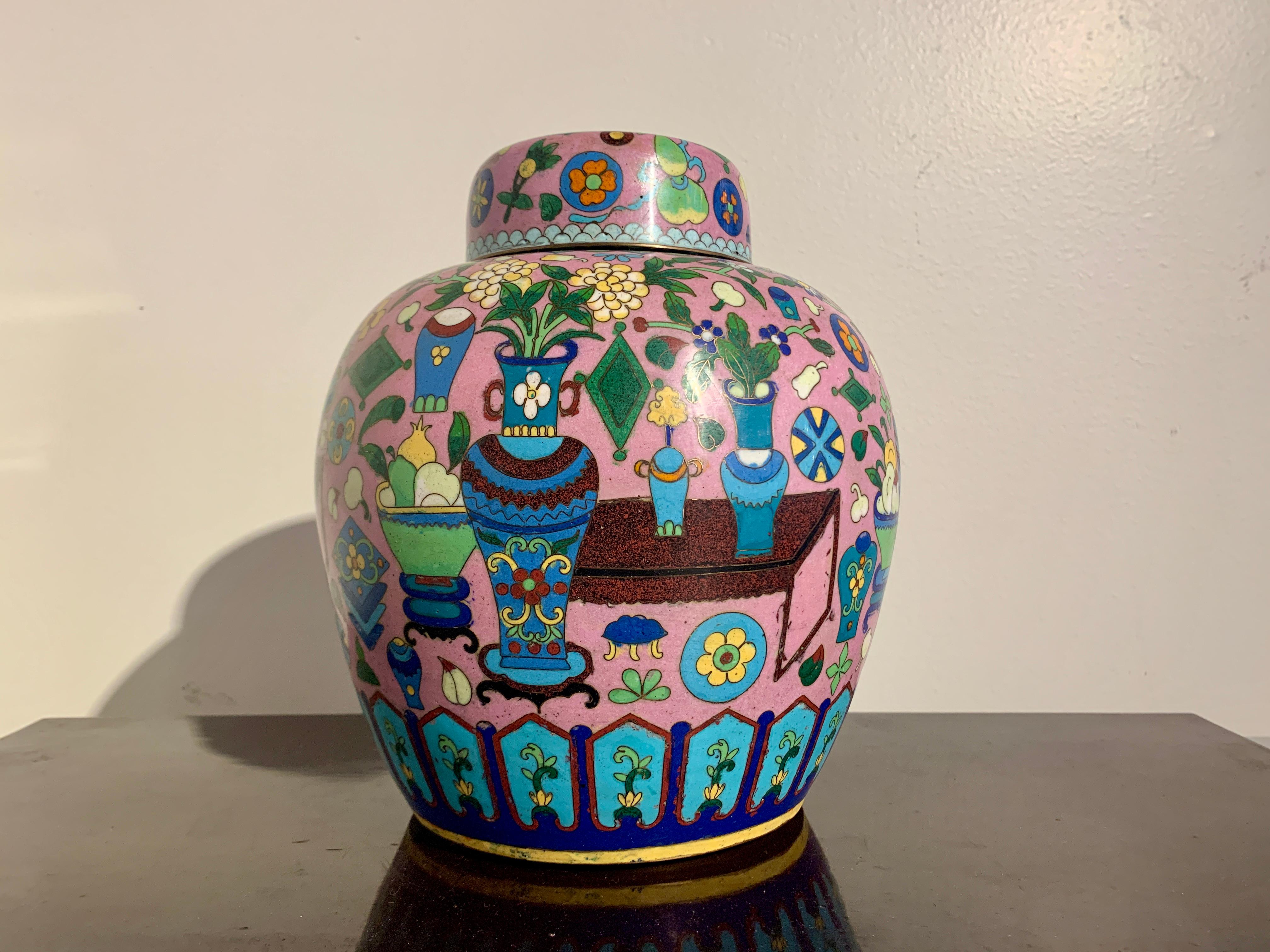 pink ginger jars