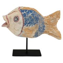Vintage Chinese Polychrome Lucky Fish, c. 1900