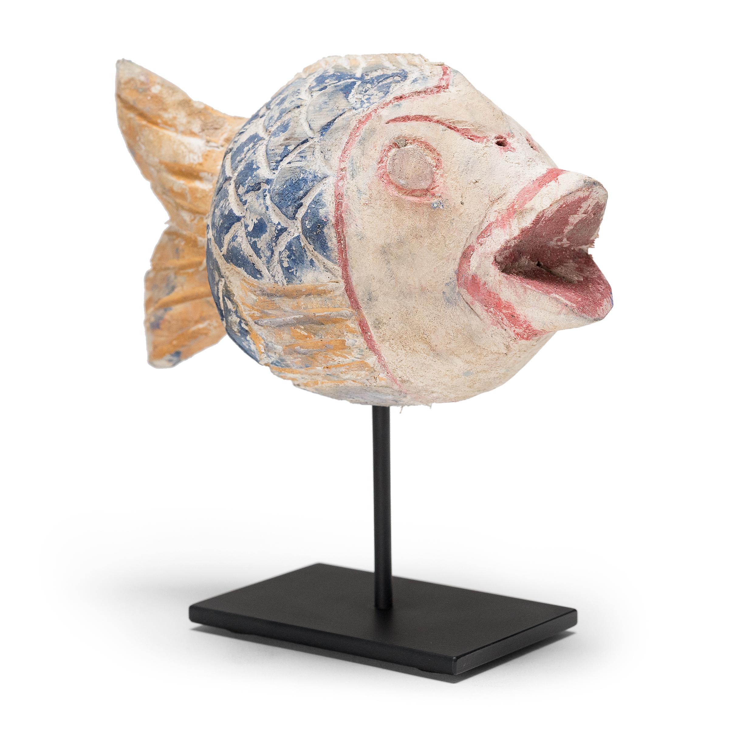 Chinese Export Chinese Polychrome Lucky Fish For Sale
