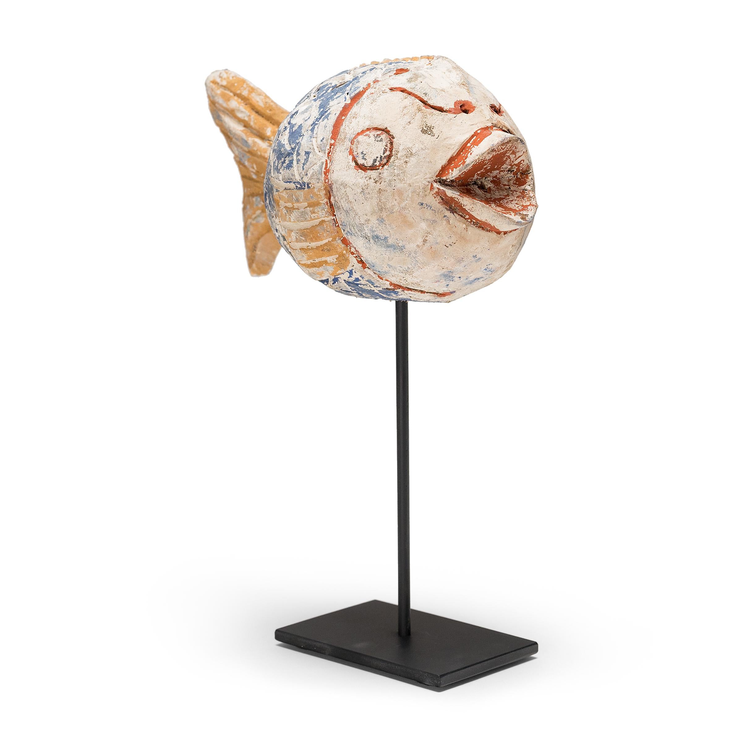 Cinese Pesce portafortuna cinese policromo in vendita