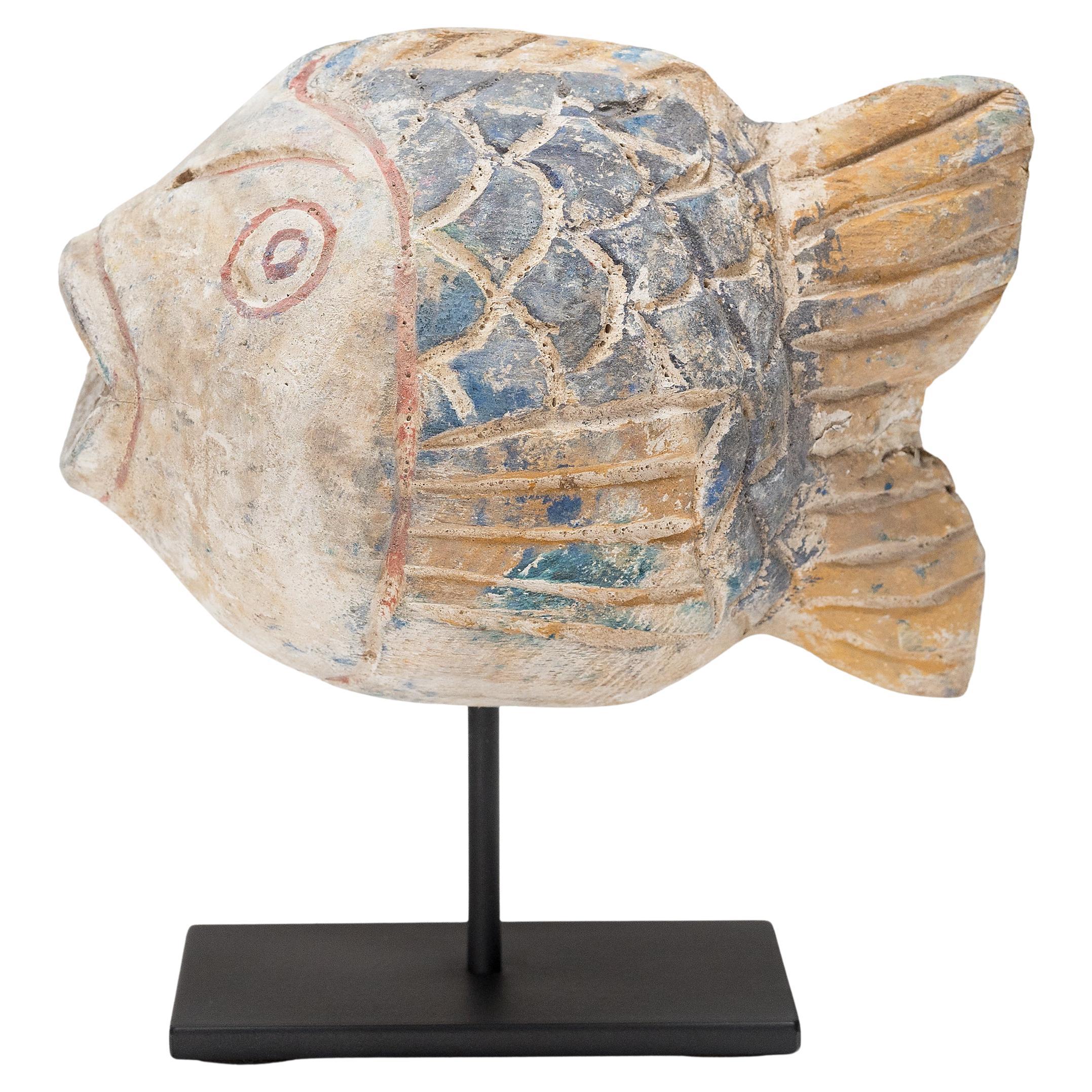 Chinese Polychrome Lucky Fish