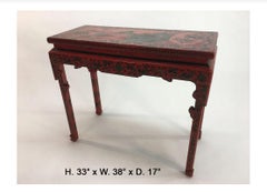 Chinese Polychromed Altar Table
