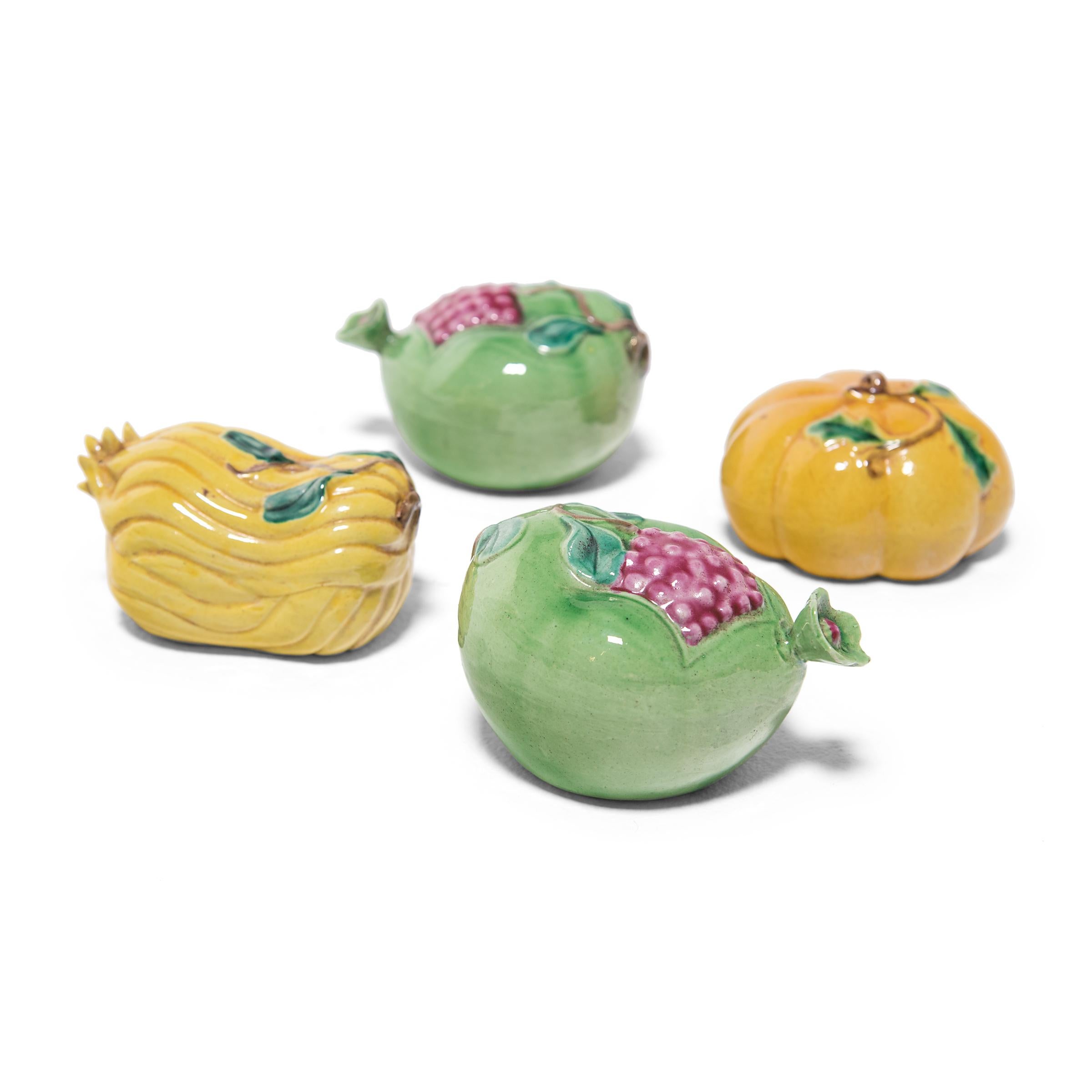 Glazed Chinese Pomegranate Offering Fruit