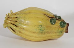Chinese Porcelain Altar Fruit in the Form of a Buddha's Hand Citron