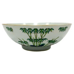 Chinese Porcelain and Enamel Bowl, Qing Dynasty, Daoguang Period