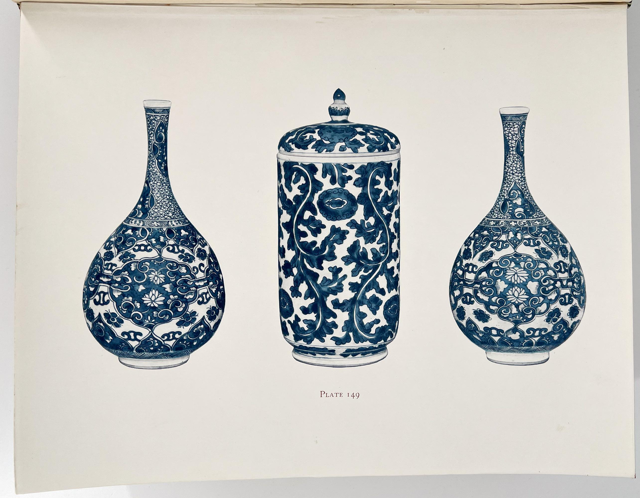 Tissu «CHINESE PORCELAIN and HARD STONES » d'Edgar GORER et J.F. Plus noir /  2 volumes en vente