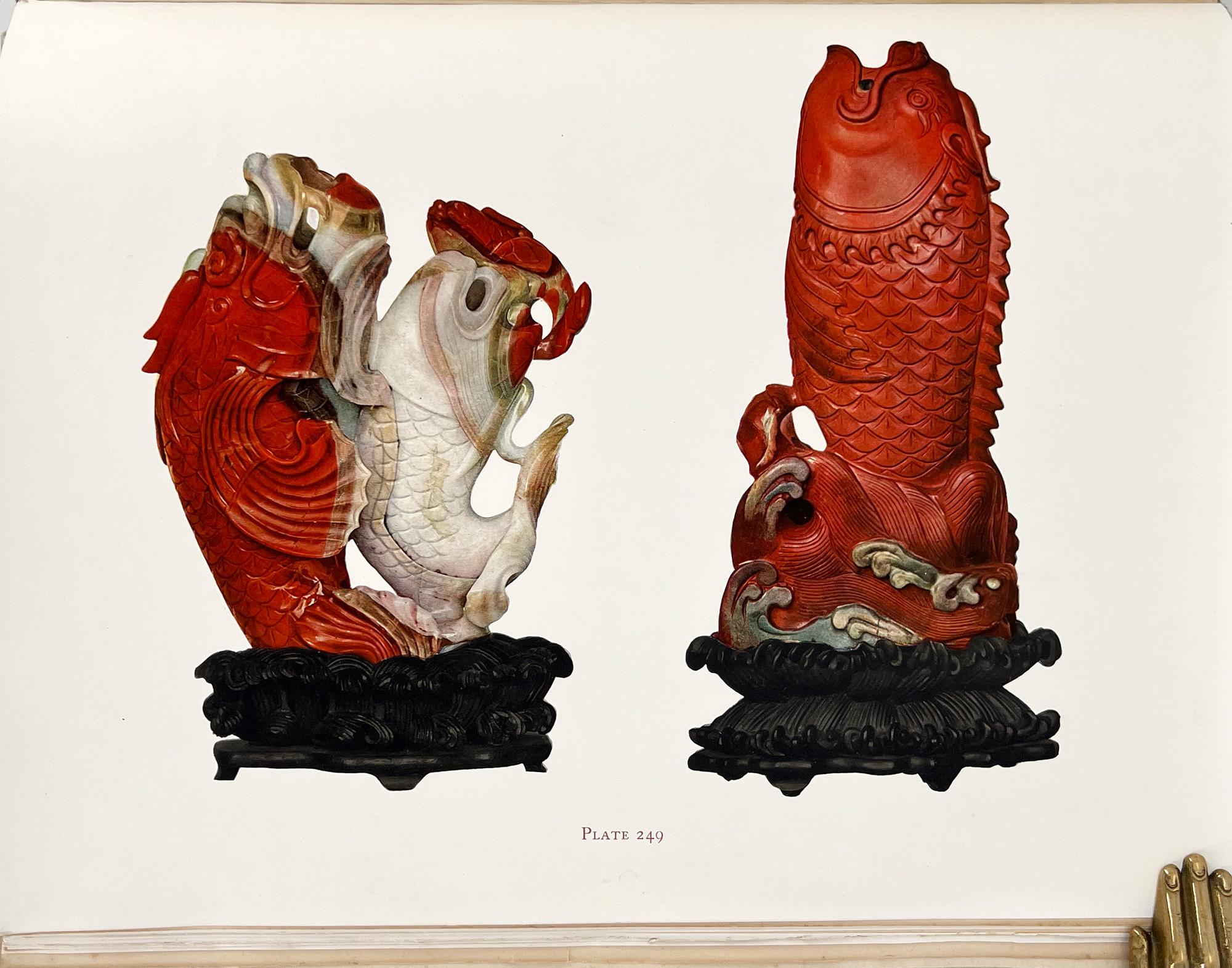 «CHINESE PORCELAIN and HARD STONES » d'Edgar GORER et J.F. Plus noir /  2 volumes en vente 1