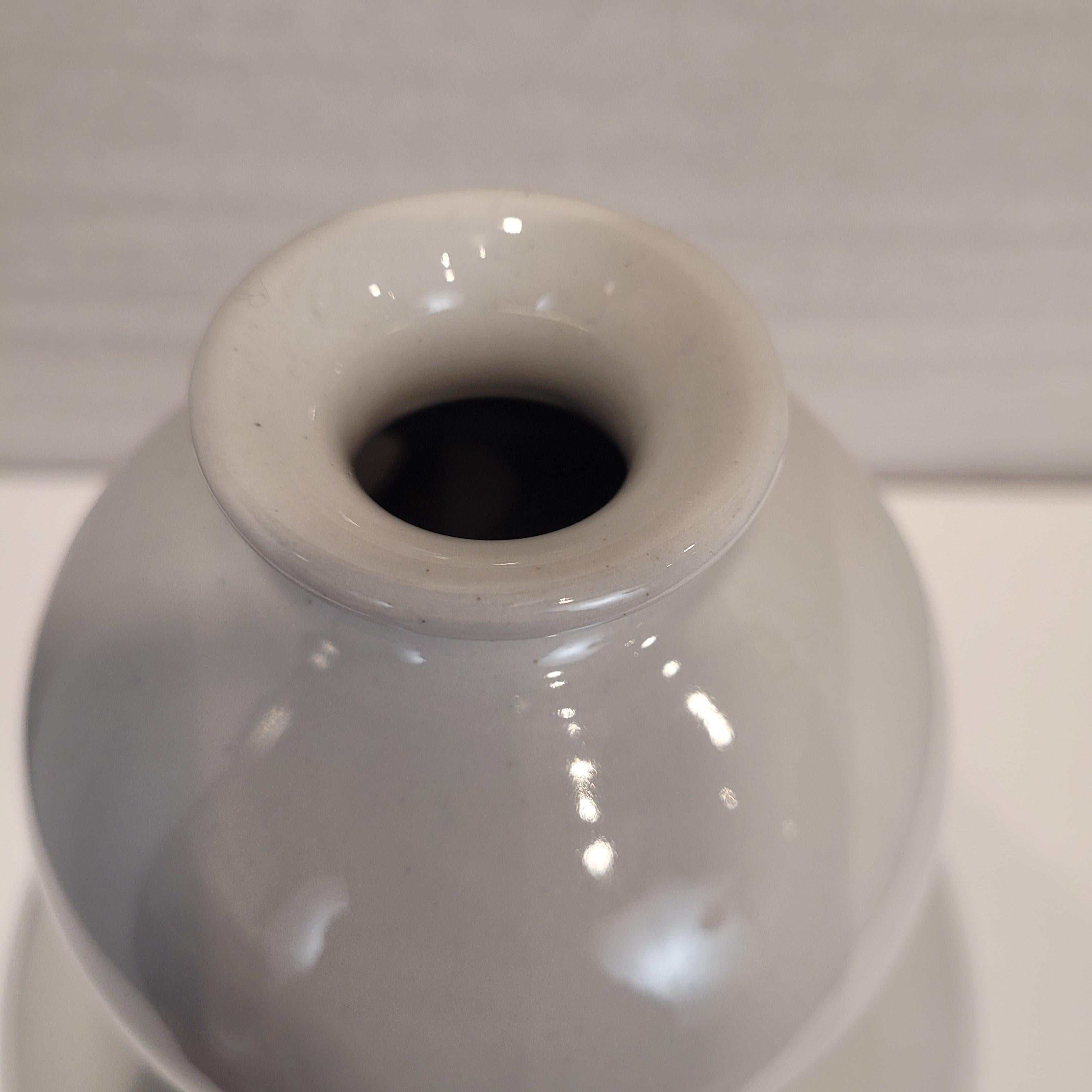 Chinesische Vase aus Porzellan und Silber, Fabienne Jouvin Frankreich im Angebot 6