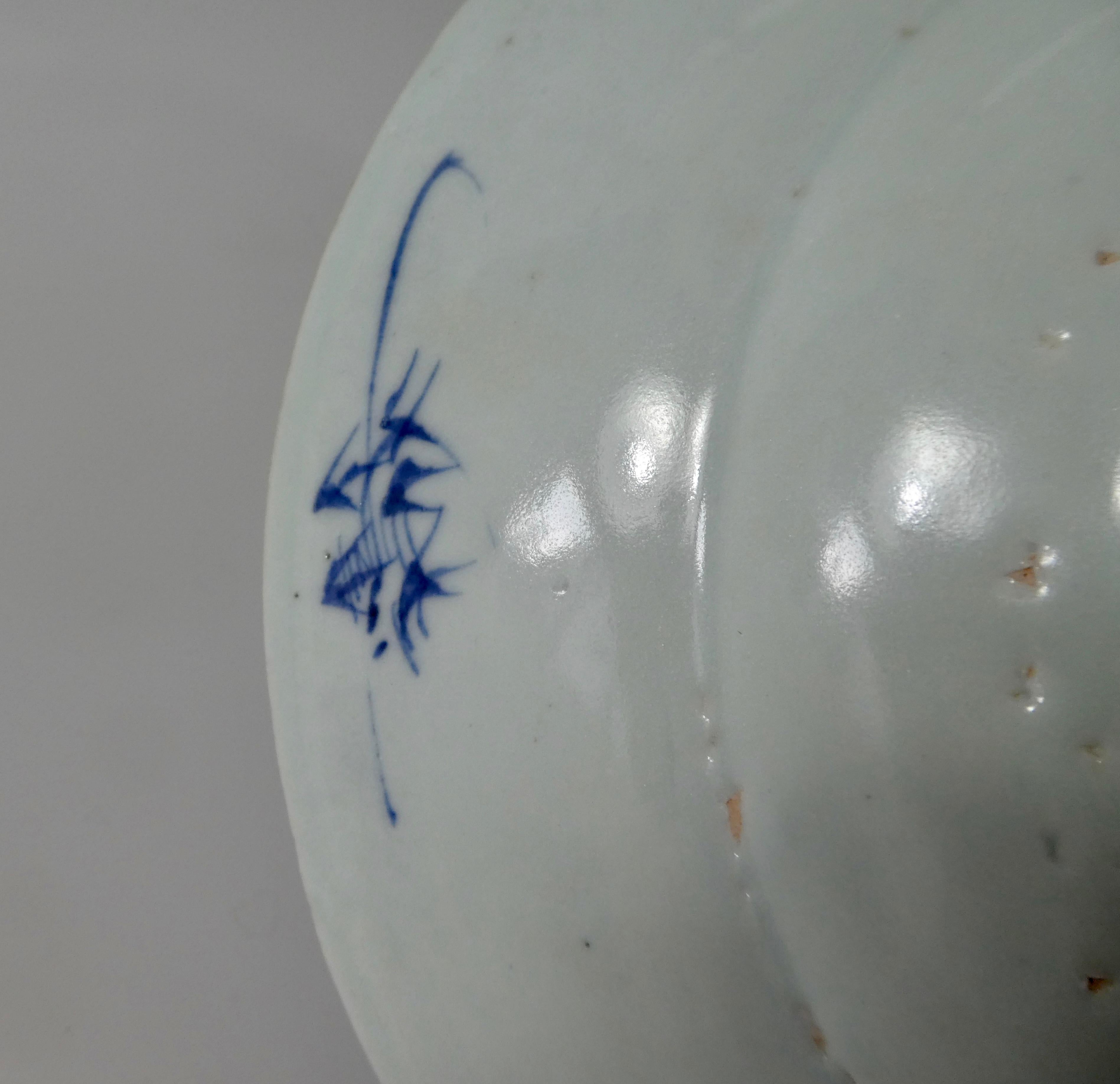 Chinesisches Porzellangeschirr in Blau und Weiß:: Swatow:: um 1600:: Ming-Dynastie (18. Jahrhundert und früher)