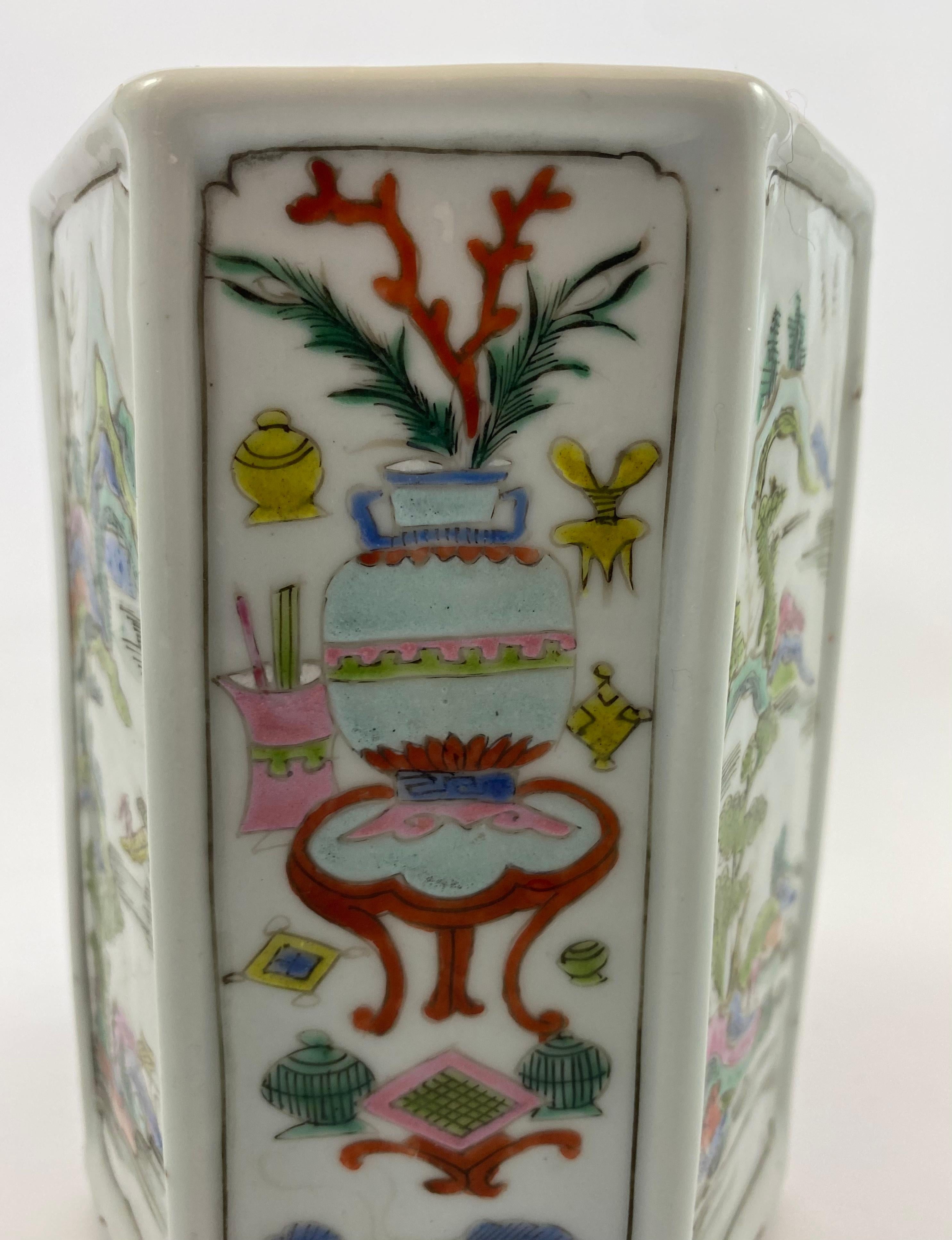 Chinese Porcelain Brush Pot, c. 1730. Yongzheng Period 5