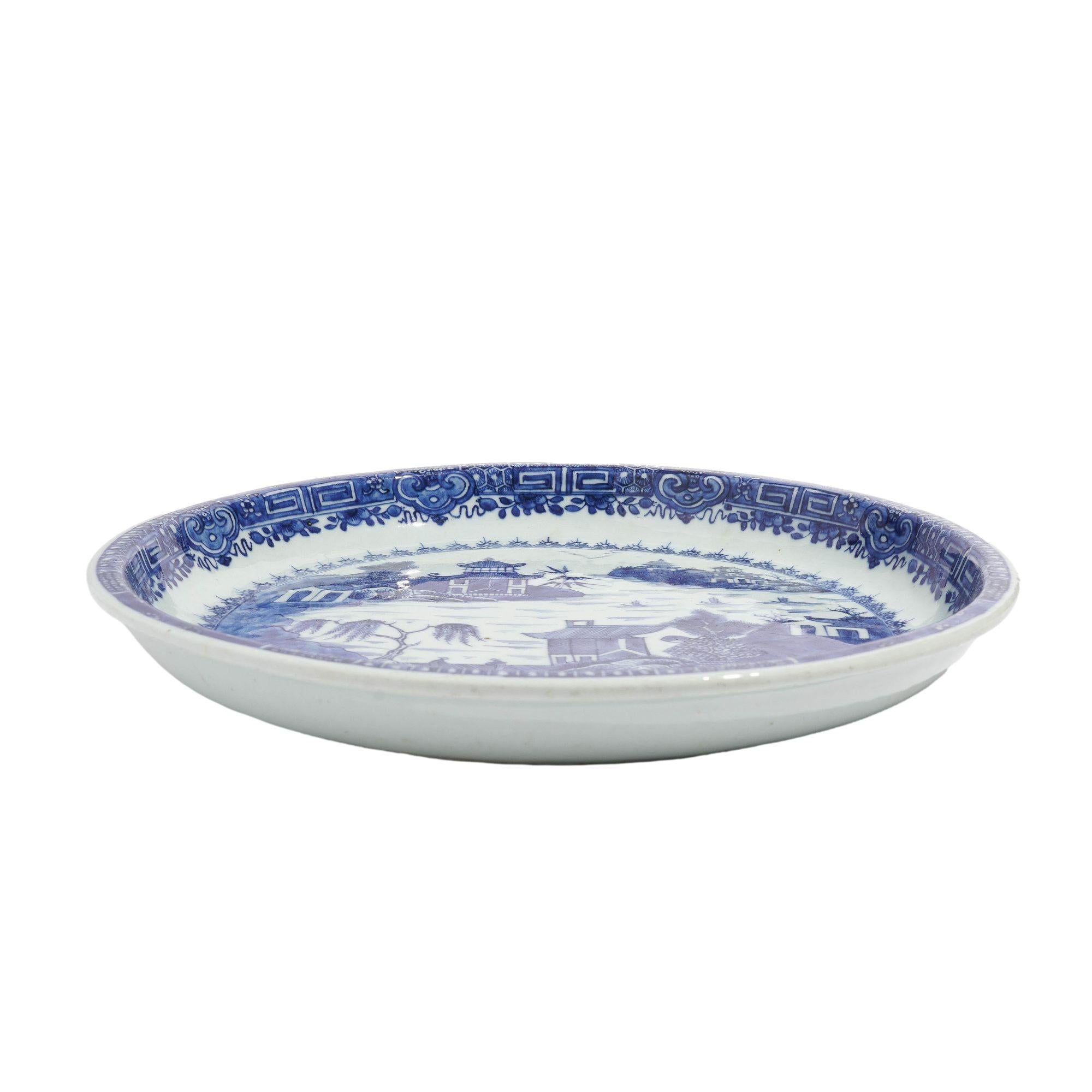 Chinese Export Chinese porcelain charger, c. 1800's For Sale