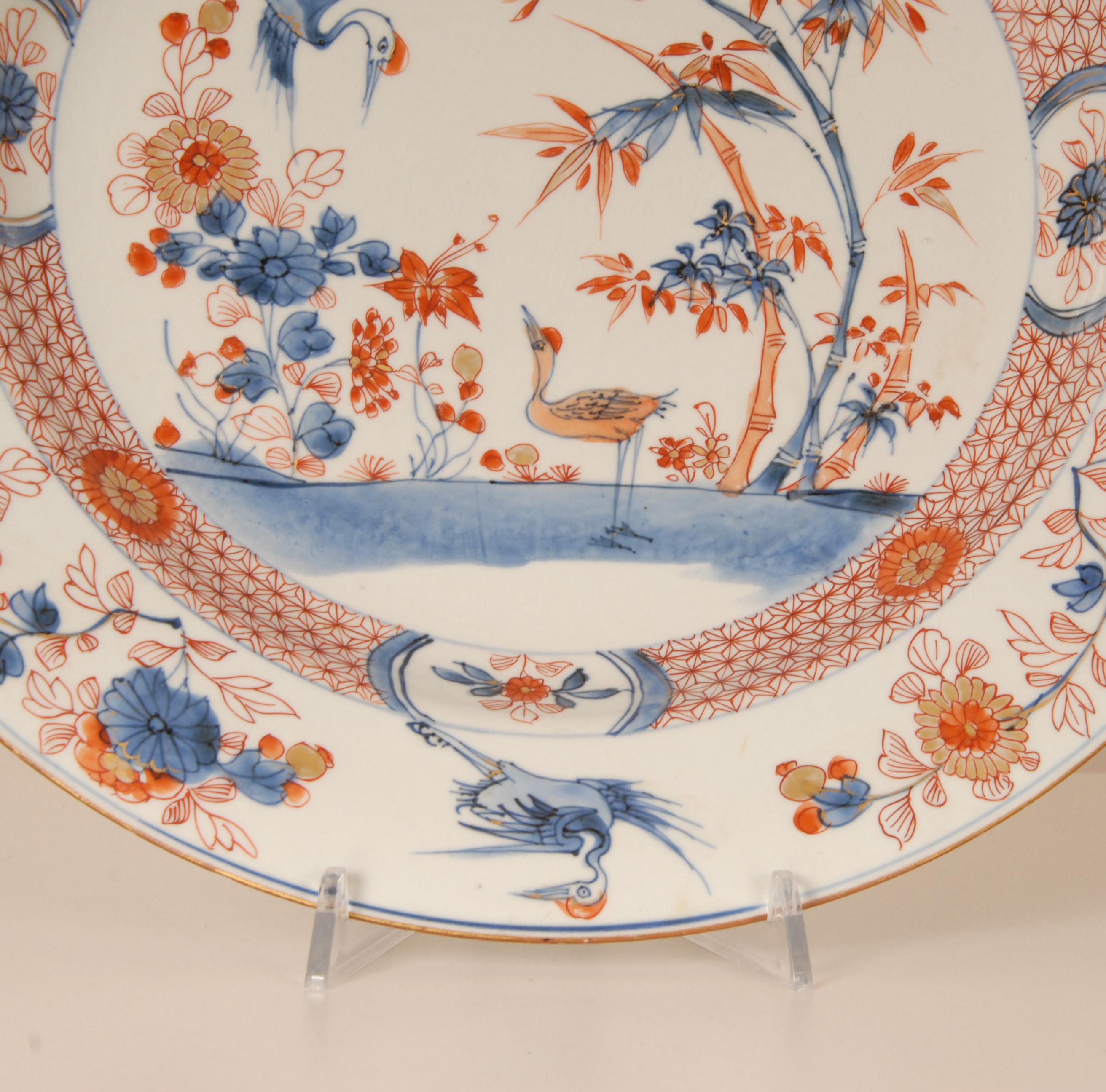 Chinesisches Porzellan Ladegerät 17. Jahrhundert Kangxi Periode Qing Imari Palette im Angebot 4