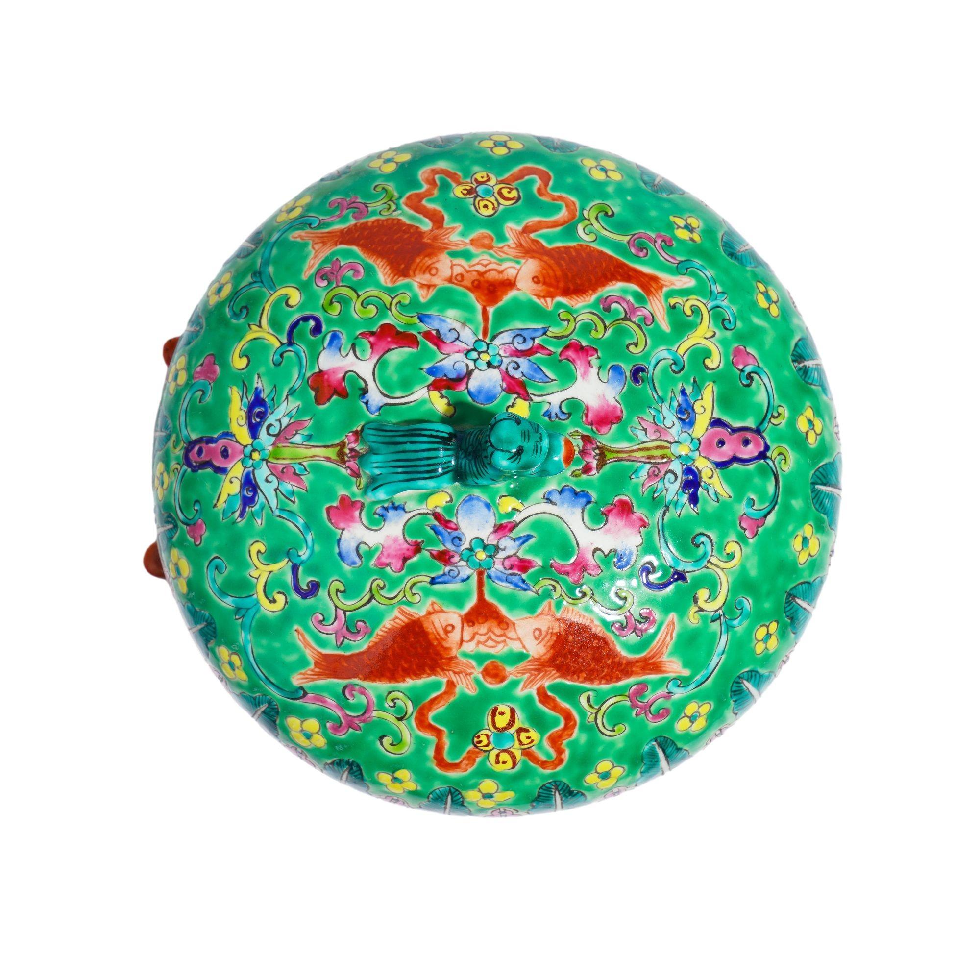 Vorratsgefäß aus chinesischem Porzellan, um 1870 im Angebot 5