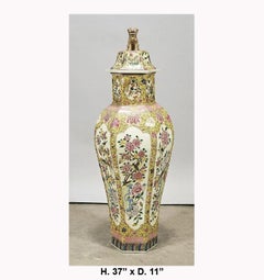 Vaso coperto di porcellana cinese Vaso di zenzero