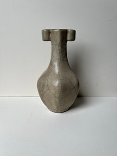 Chinese Porcelain Crackle-Glazed Vases
