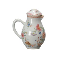 Cremera de porcelana china para servir el té Chine de Commande, Siglo XVIII