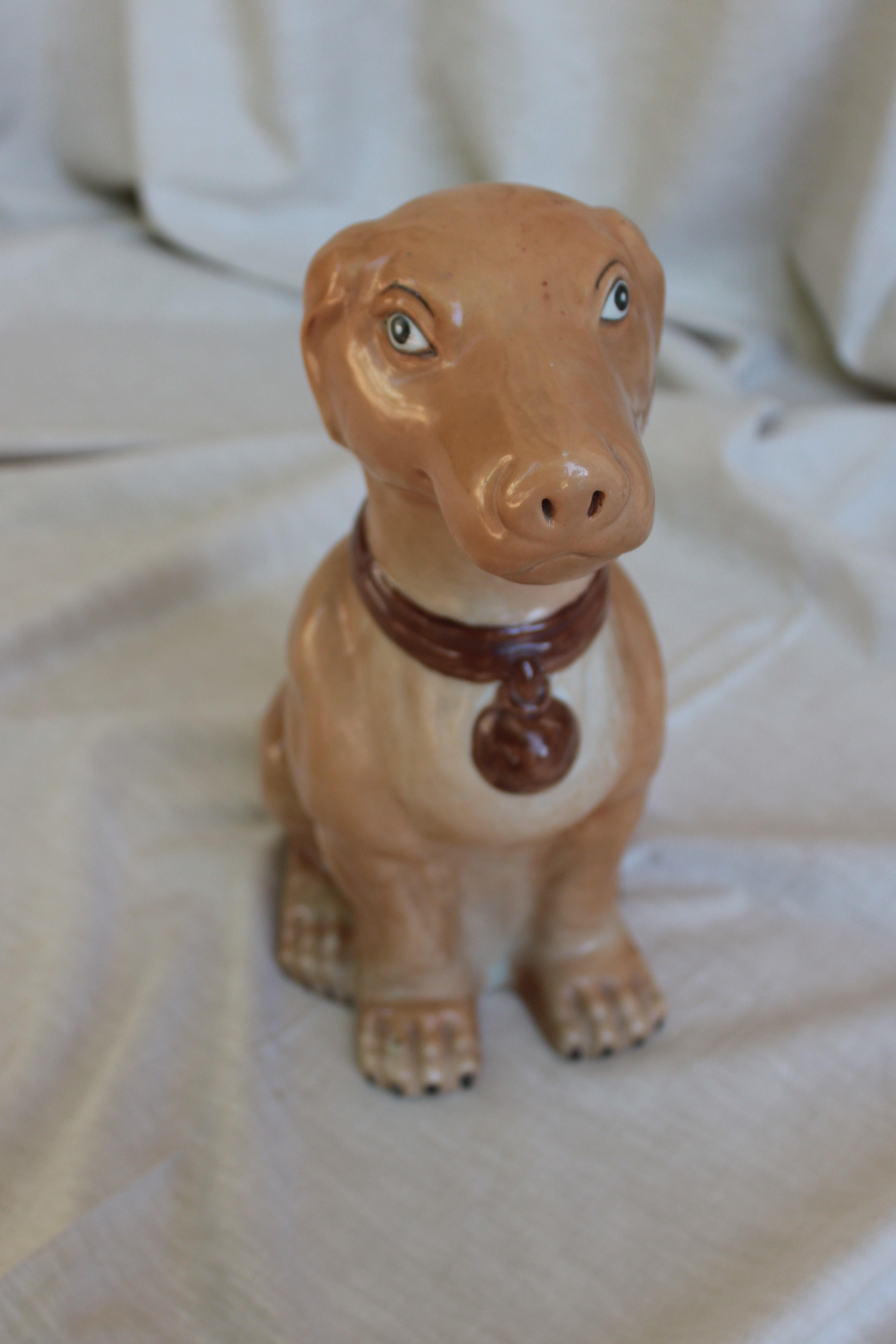 Chinese Porcelain Dog from the 20th Century For Sale 1