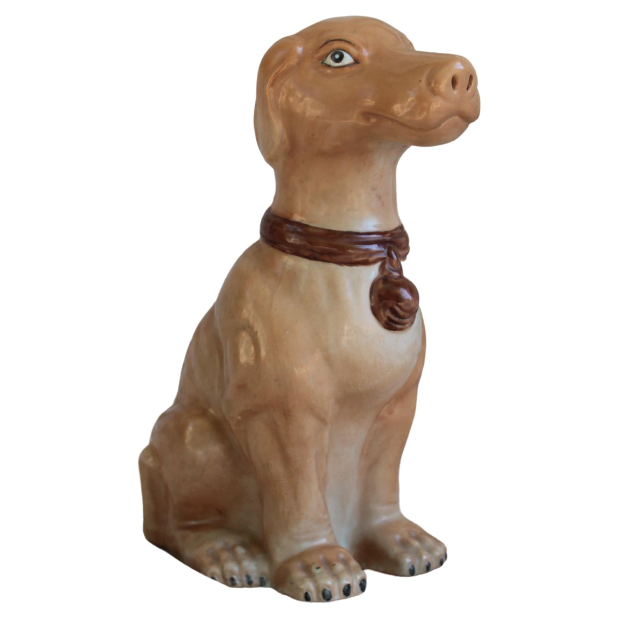 Chinese Porcelain Dog from the 20th Century For Sale