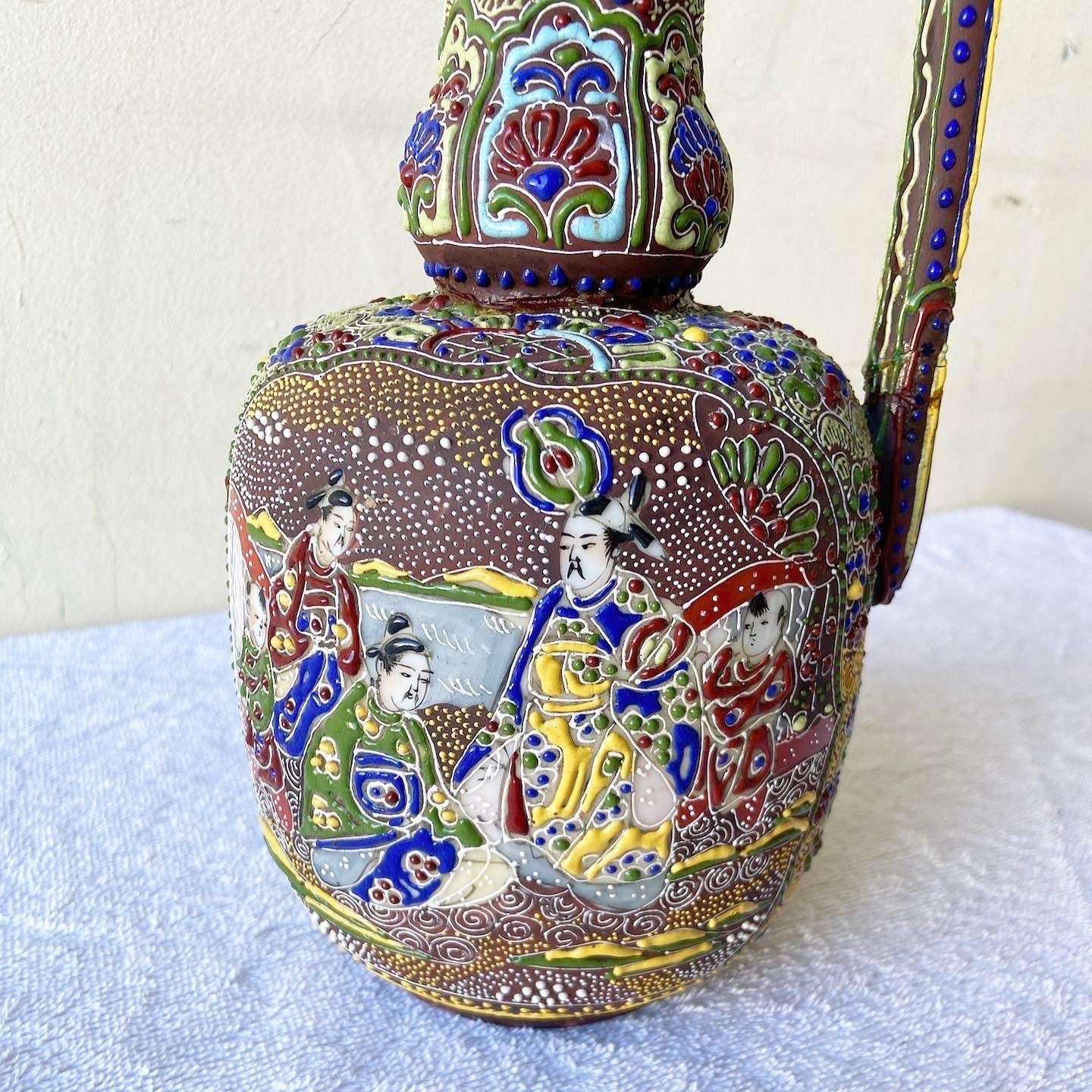 Chinese Porcelain Enameled Pitcher For Sale 3