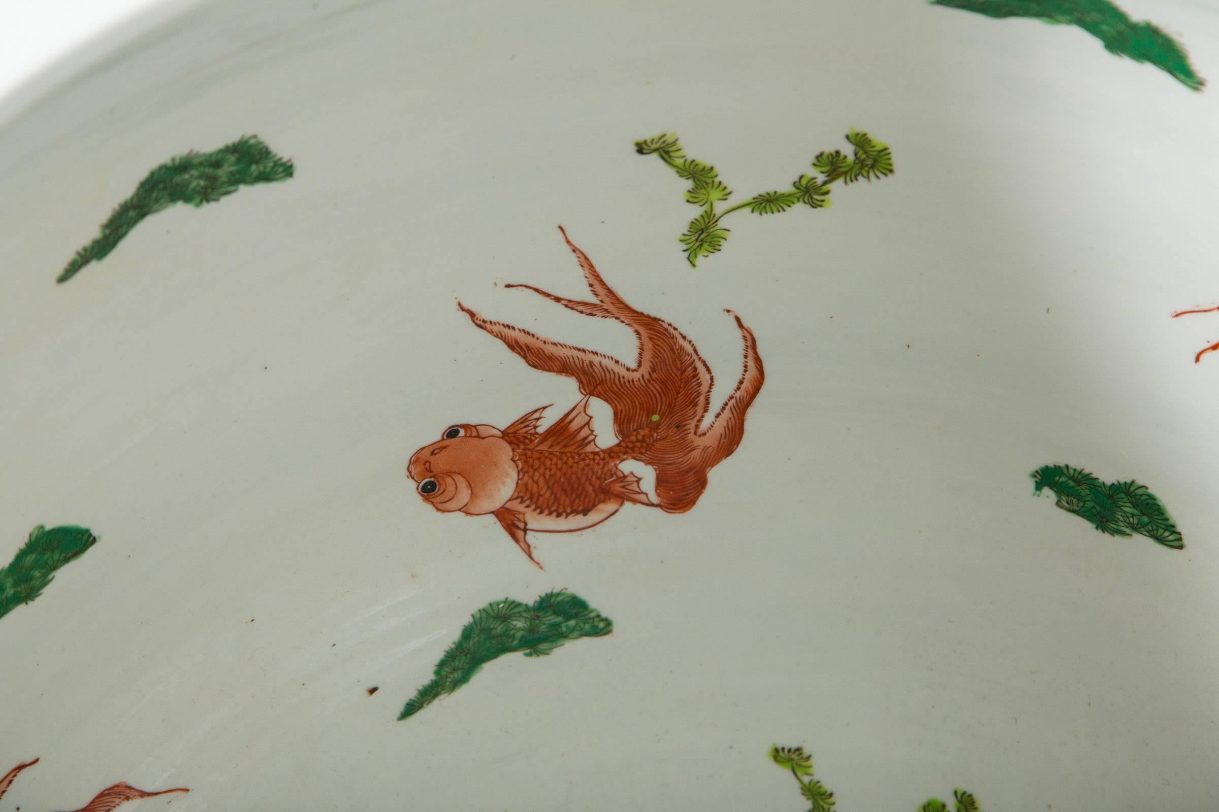 Chinese Porcelain Fish Bowl 3