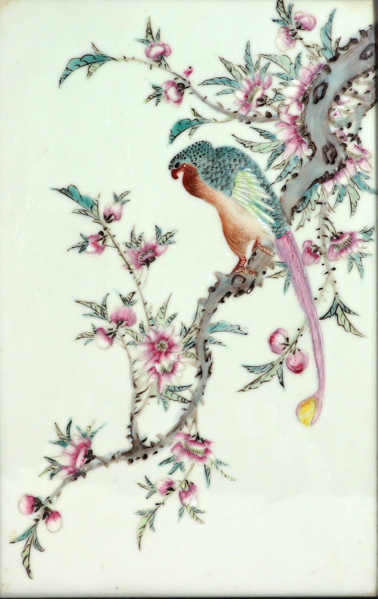 chinese porcelain plaque