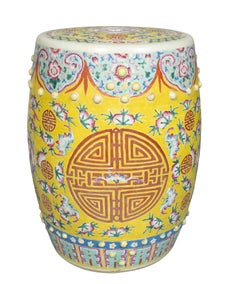 Chinese Porcelain Garden Barrel