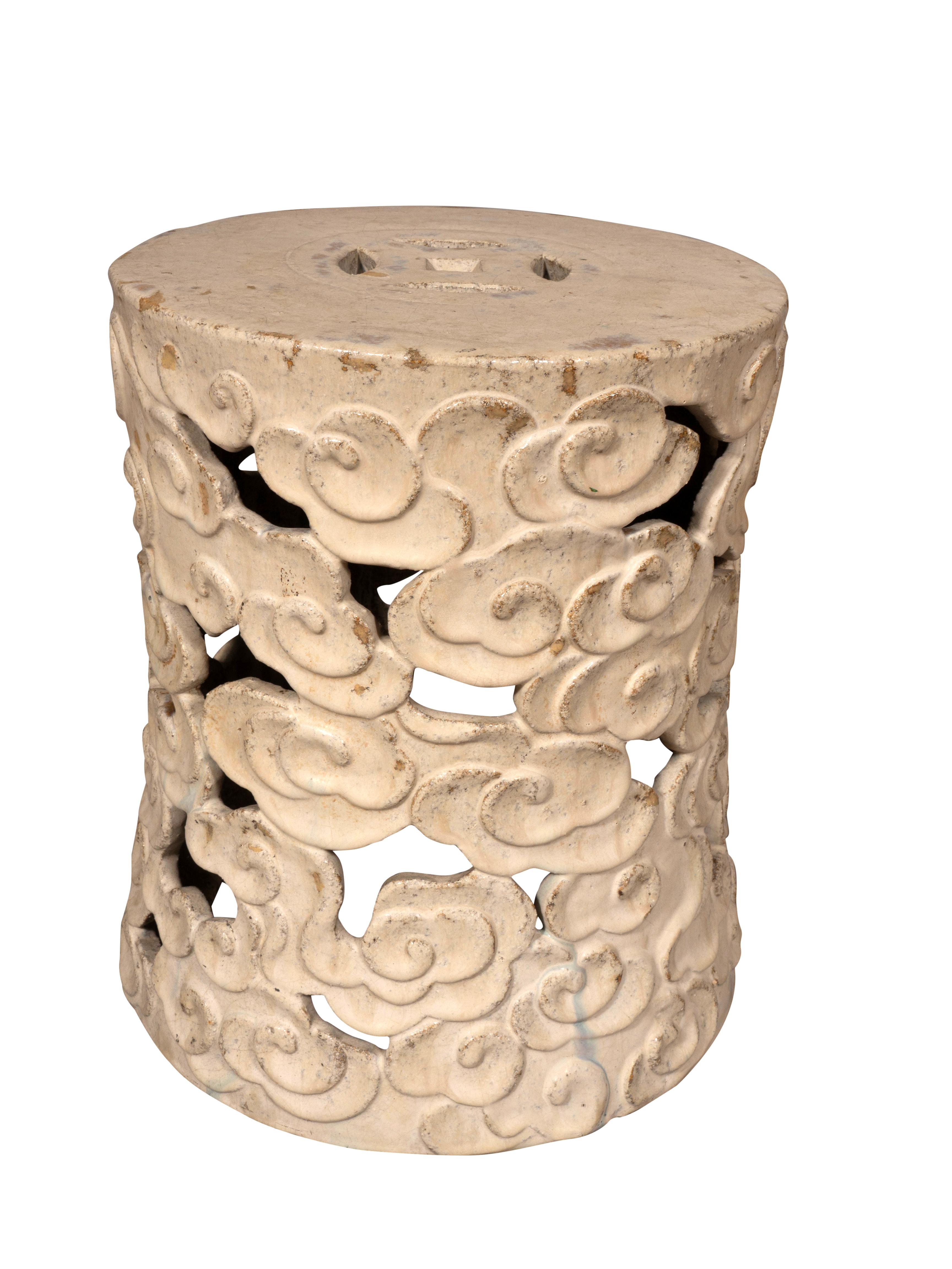 Asiento de porcelana china para jardín Chino en venta