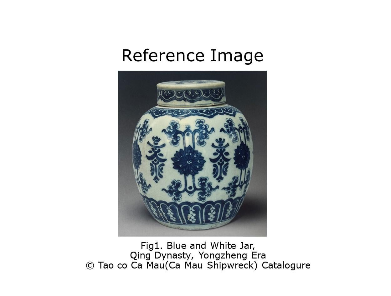Chinese Porcelain Ginger Jar, Qing Dynasty Yongzheng Period For Sale 4