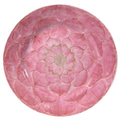 Chinese Porcelain Lotus Leaf Plate, Tao-kuang Period (Daoguang)
