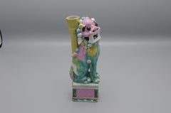 Chinese porcelain pastel Foo Dog