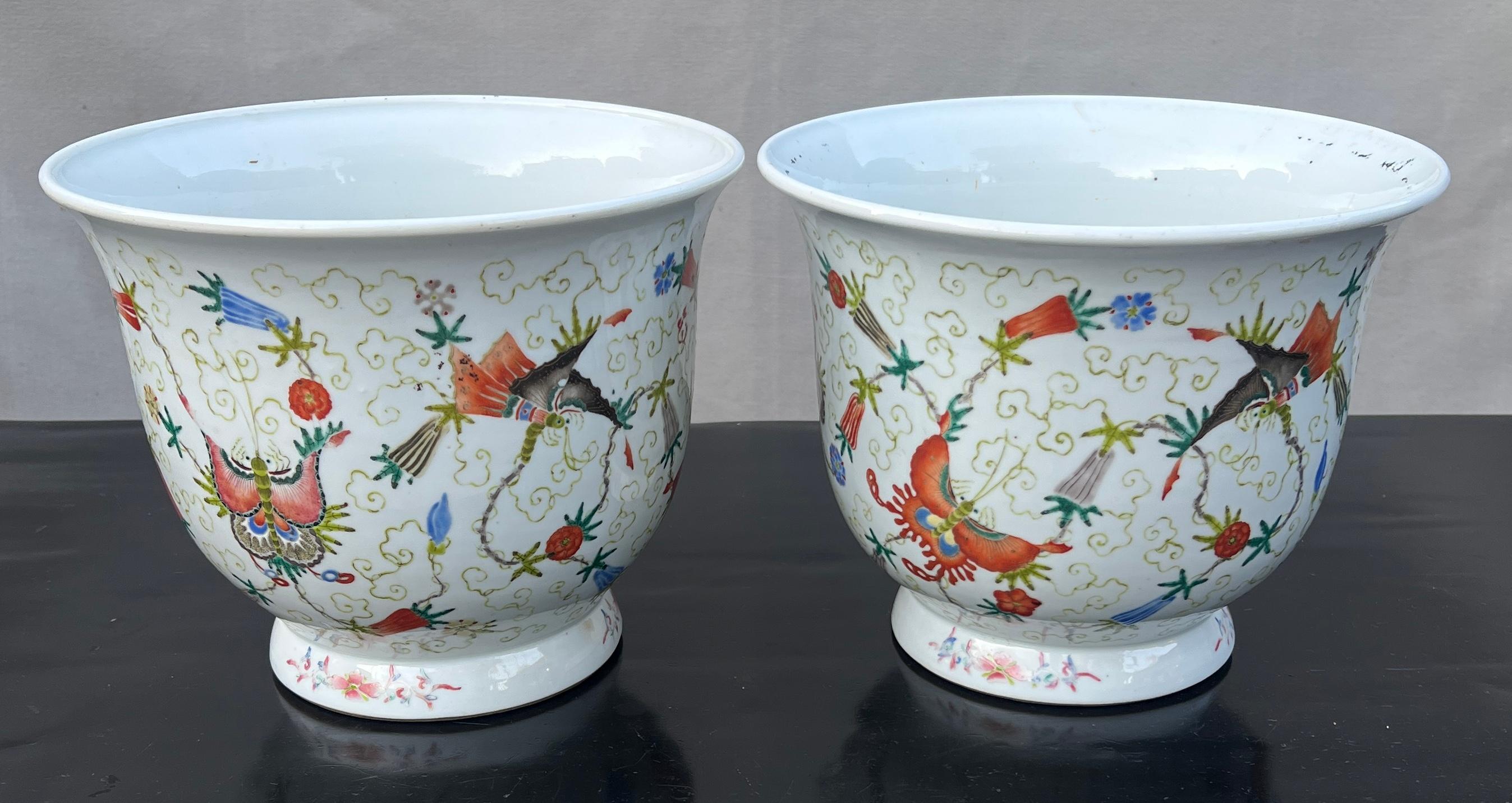 Jardinière en porcelaine chinoise Cache Pot Jardiniere en vente 4