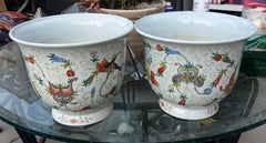 Chinese Porcelain Planter Cache Pot Jardiniere