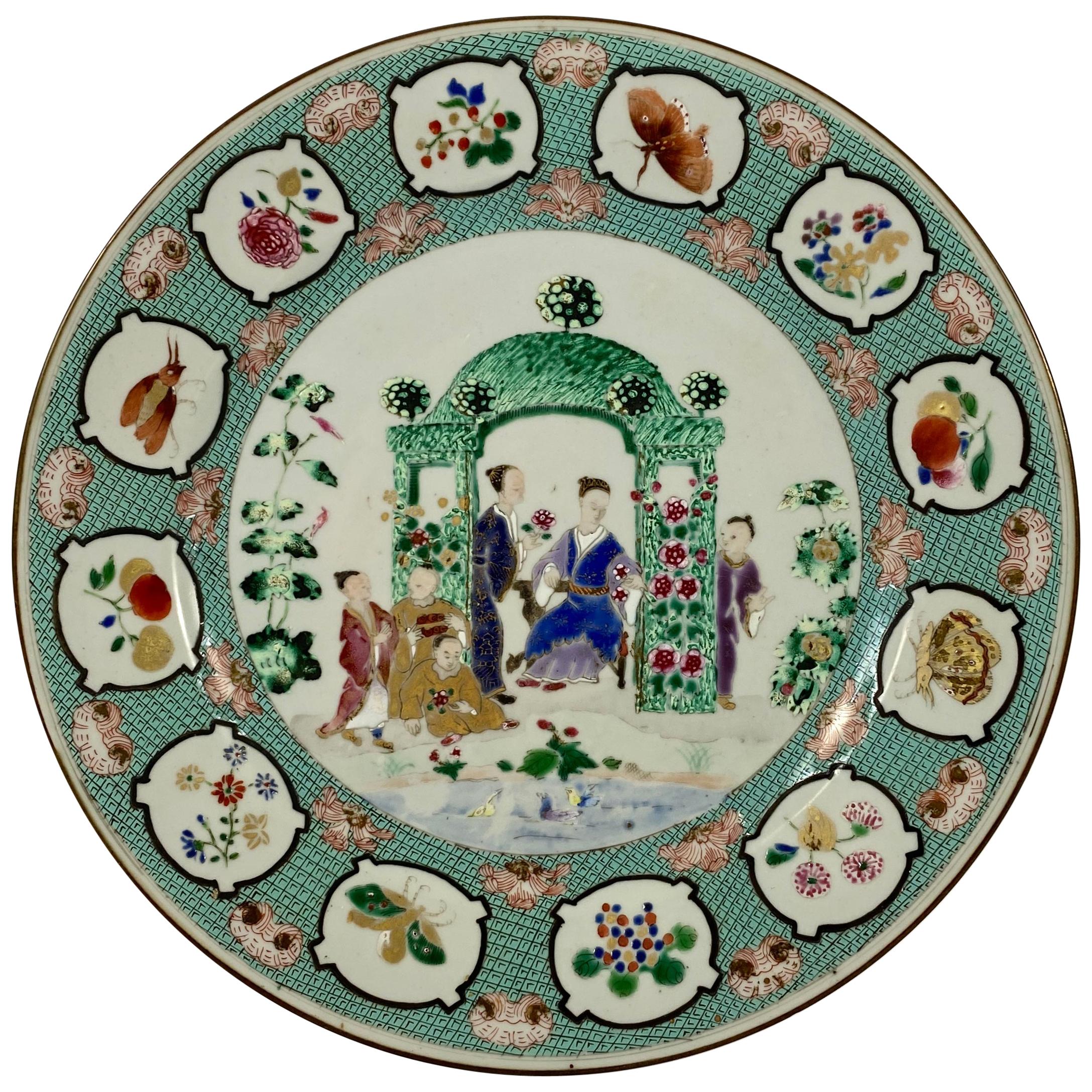 Chinese Porcelain Plate ‘Arbor’, Cornelis Pronk, circa 1738