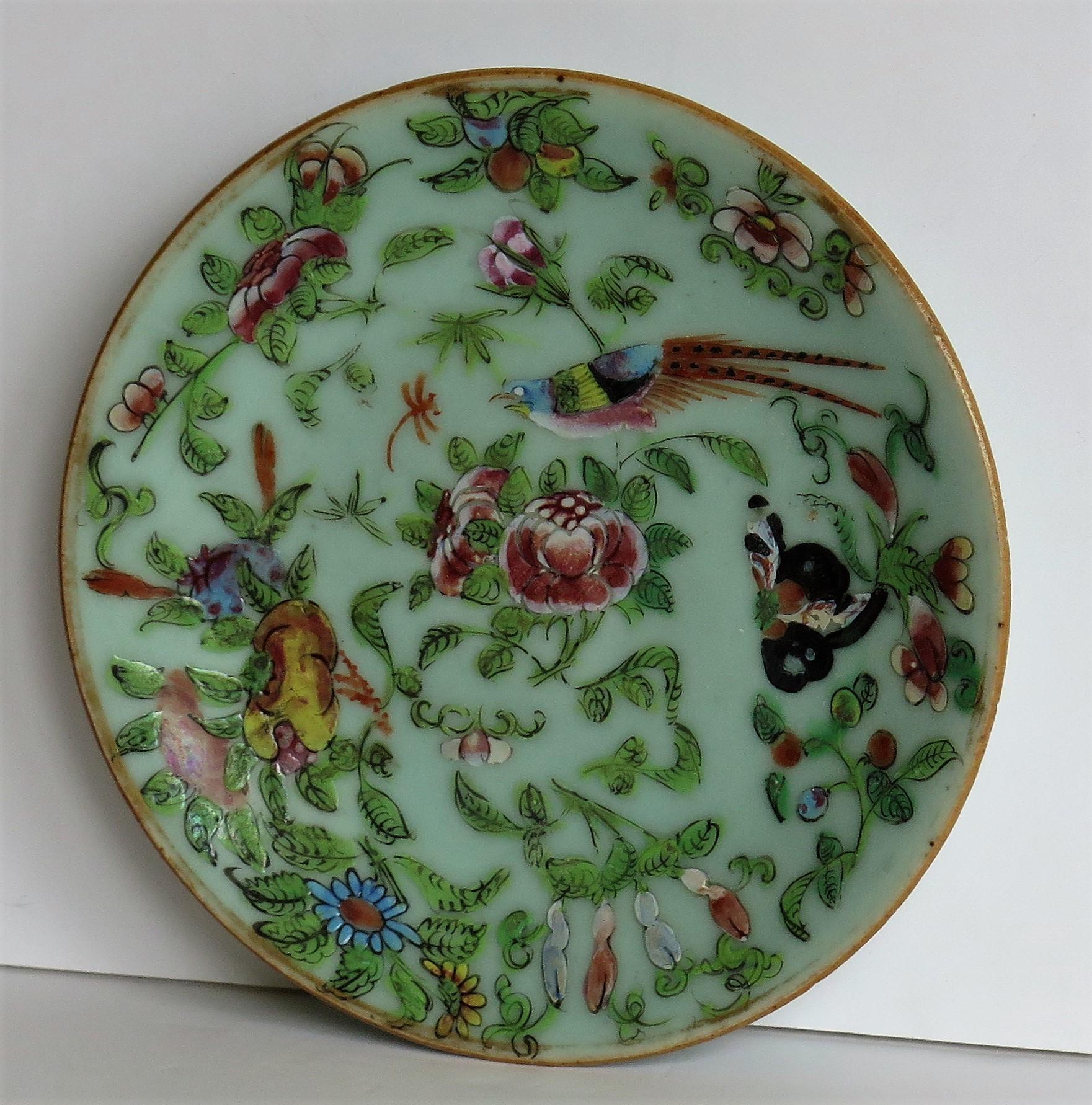 chinese famille rose plate
