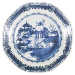 Antique Chinese Porcelain Plate for Export, Canton Decoration