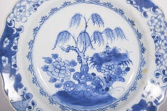 Chinese Porcelain Plate for Export, Decoration in Blue