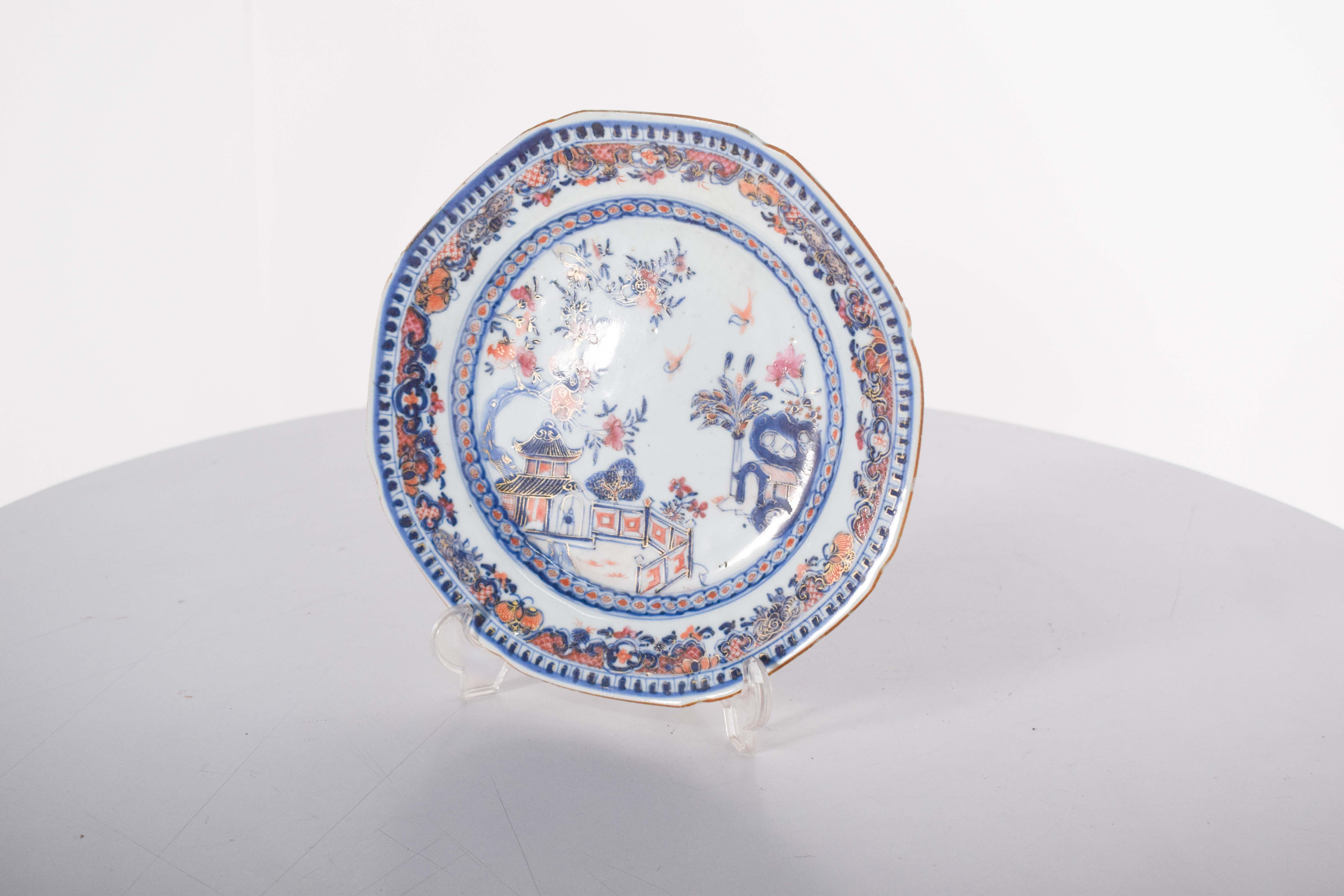 Plato de porcelana china, Imari Barroco en venta