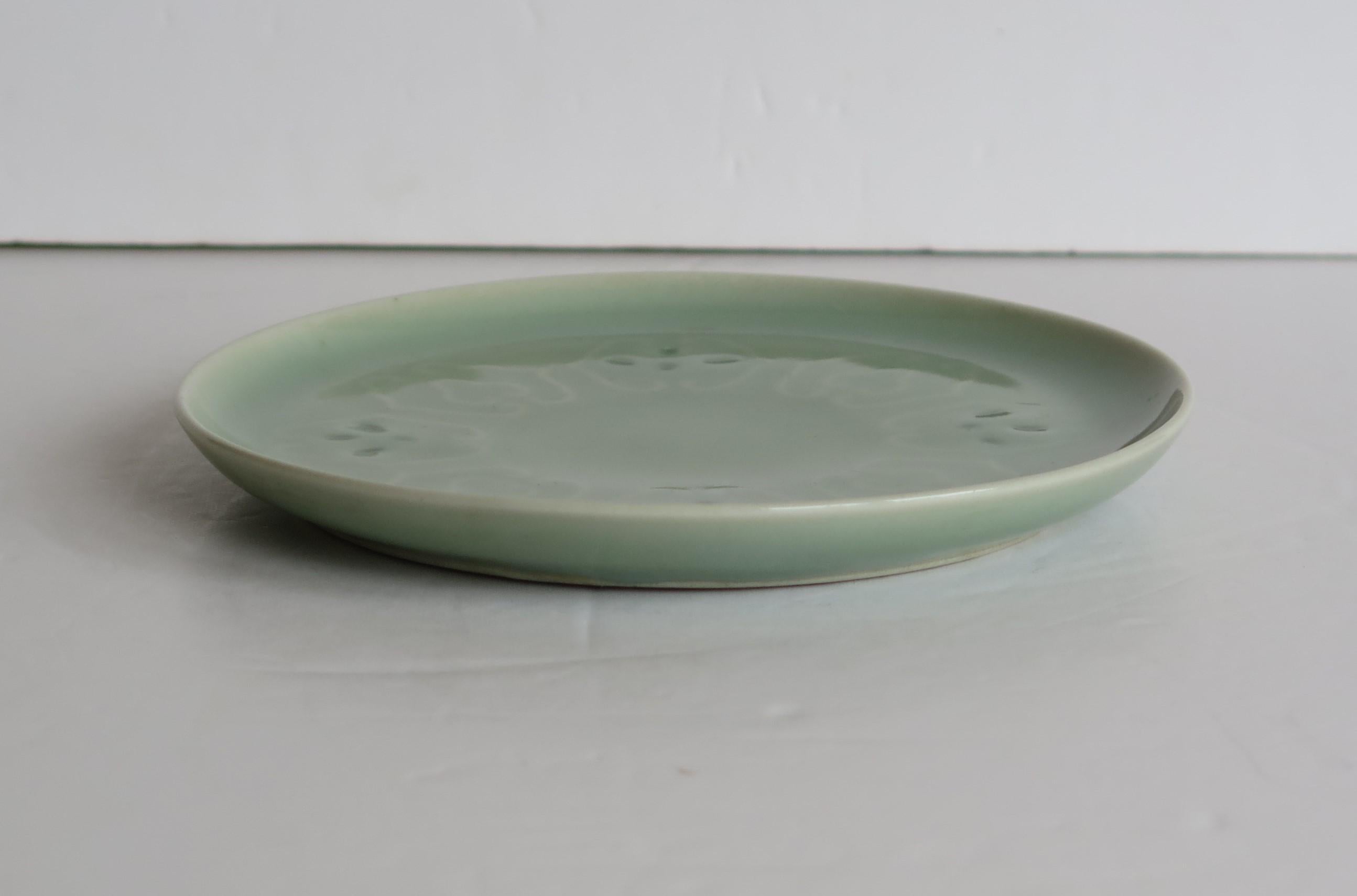 chinese celadon plate