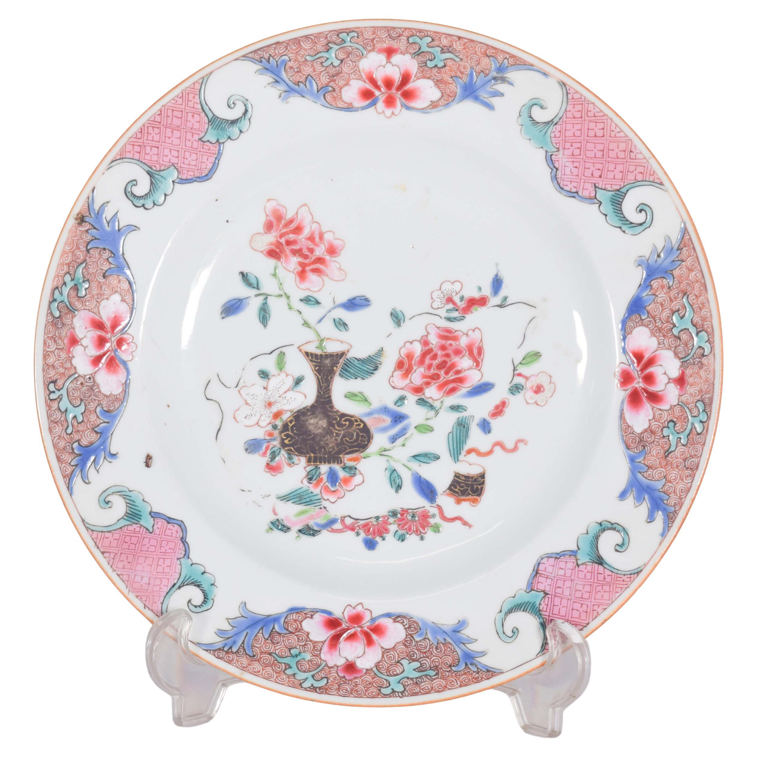 Chinese Porcelain Plate, Qing Dysnaty
