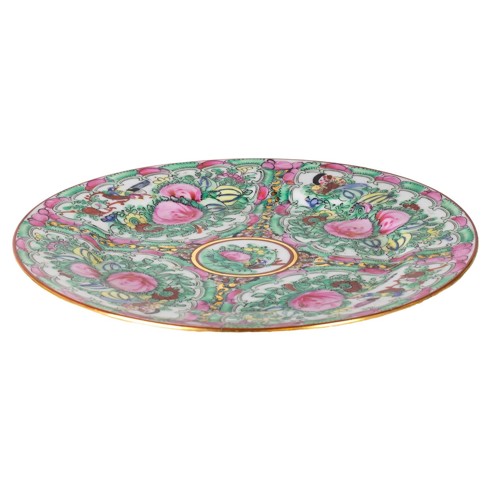 Chinese Porcelain Platter, Macao, 20th Century