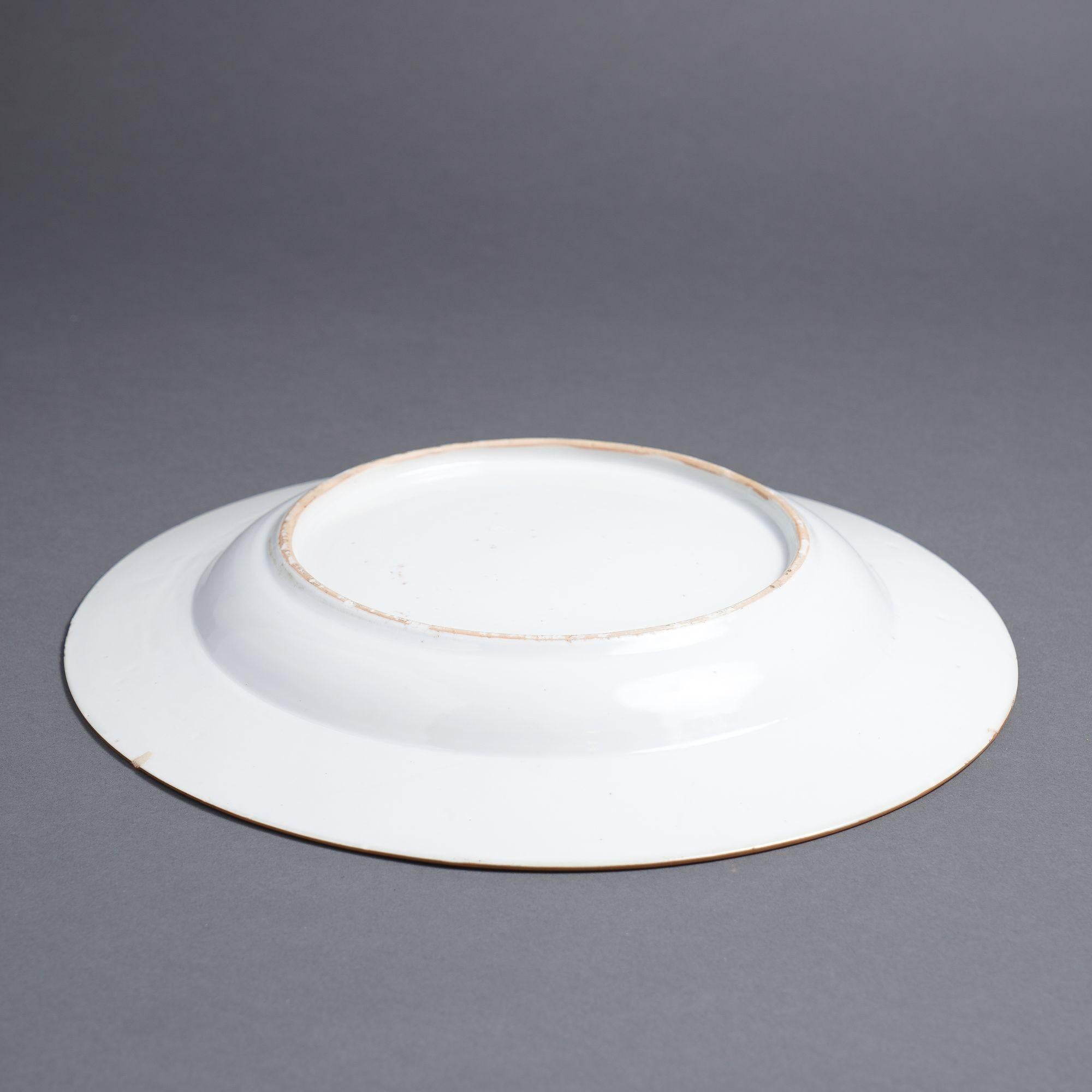 Chinesische Qianlong-Platte aus Porzellan, um 1710-20 im Angebot 3