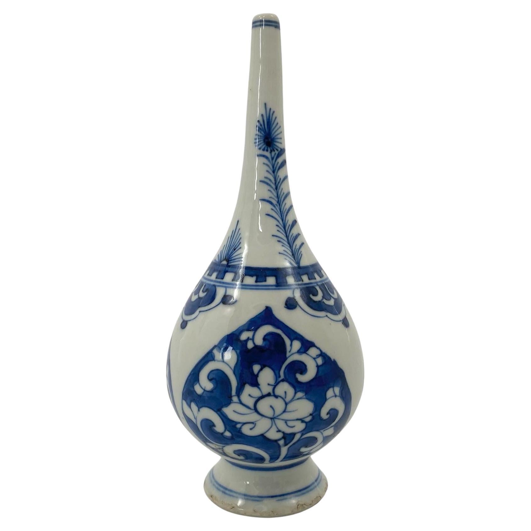 Chinese Porcelain Rosewater Sprinkler, C. 1700, Kangxi Period