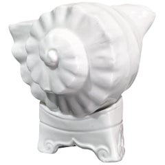 Chinese Porcelain Shell Form Vessel, Qing Dynasty, 18th Century